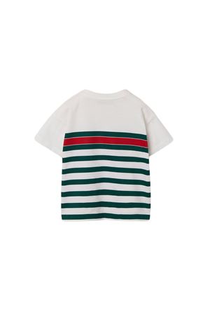 white cotton tshirt GUCCI KIDS | 576871XJGY59250